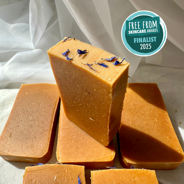 Natural citrus and honey soap for daily cleanse