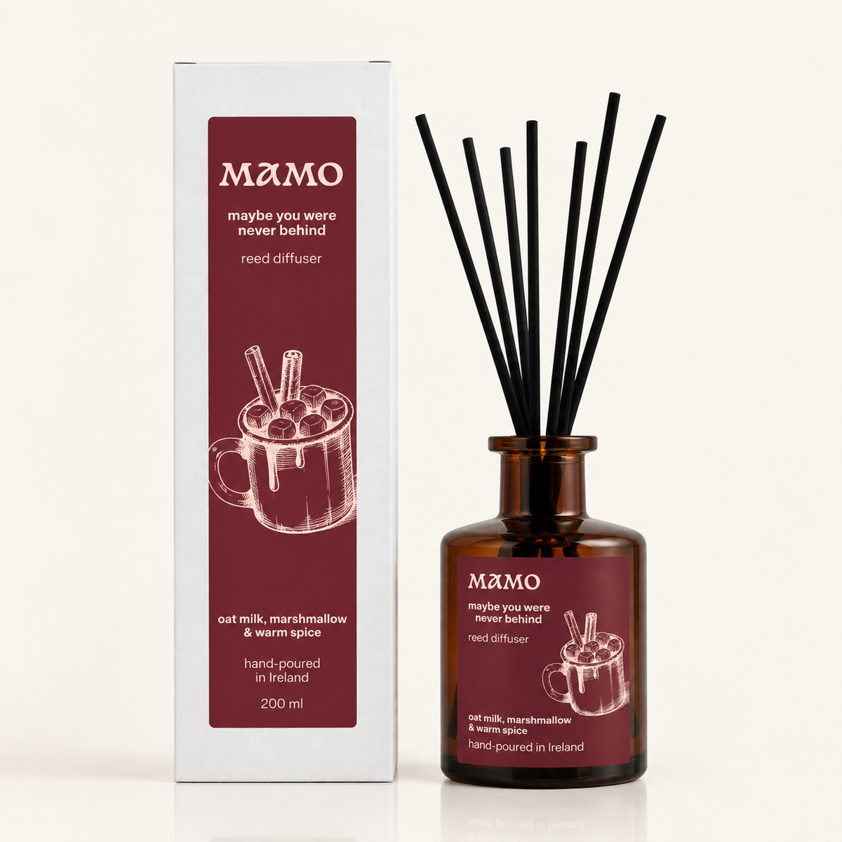 Oat Milk, Marshmallow & Warm Spice Reed Diffuser