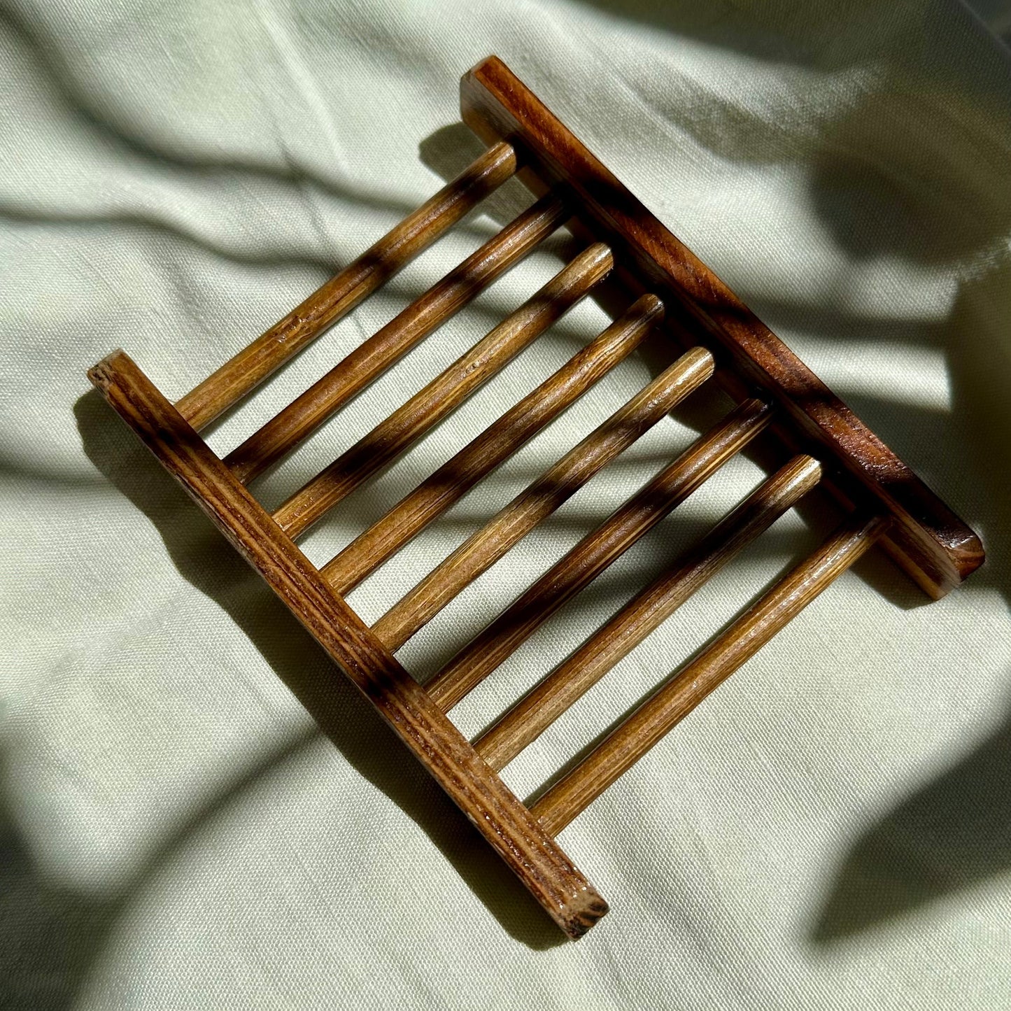 Dark Bamboo Soap Dish – Soap Rack - MAMO