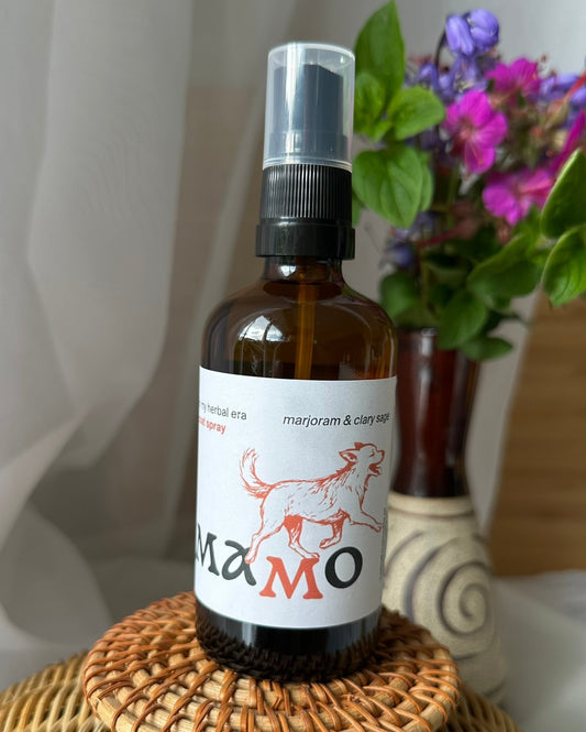 Dog Coat Spray - Marjoram & Clary Sage - DSC001 - MAMO