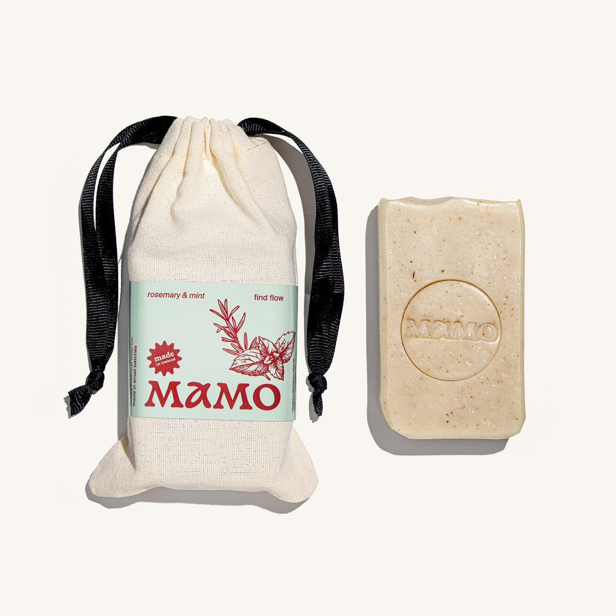 Find Flow | Rosemary & Mint Body Soap Bar - L10SBRM - MAMO
