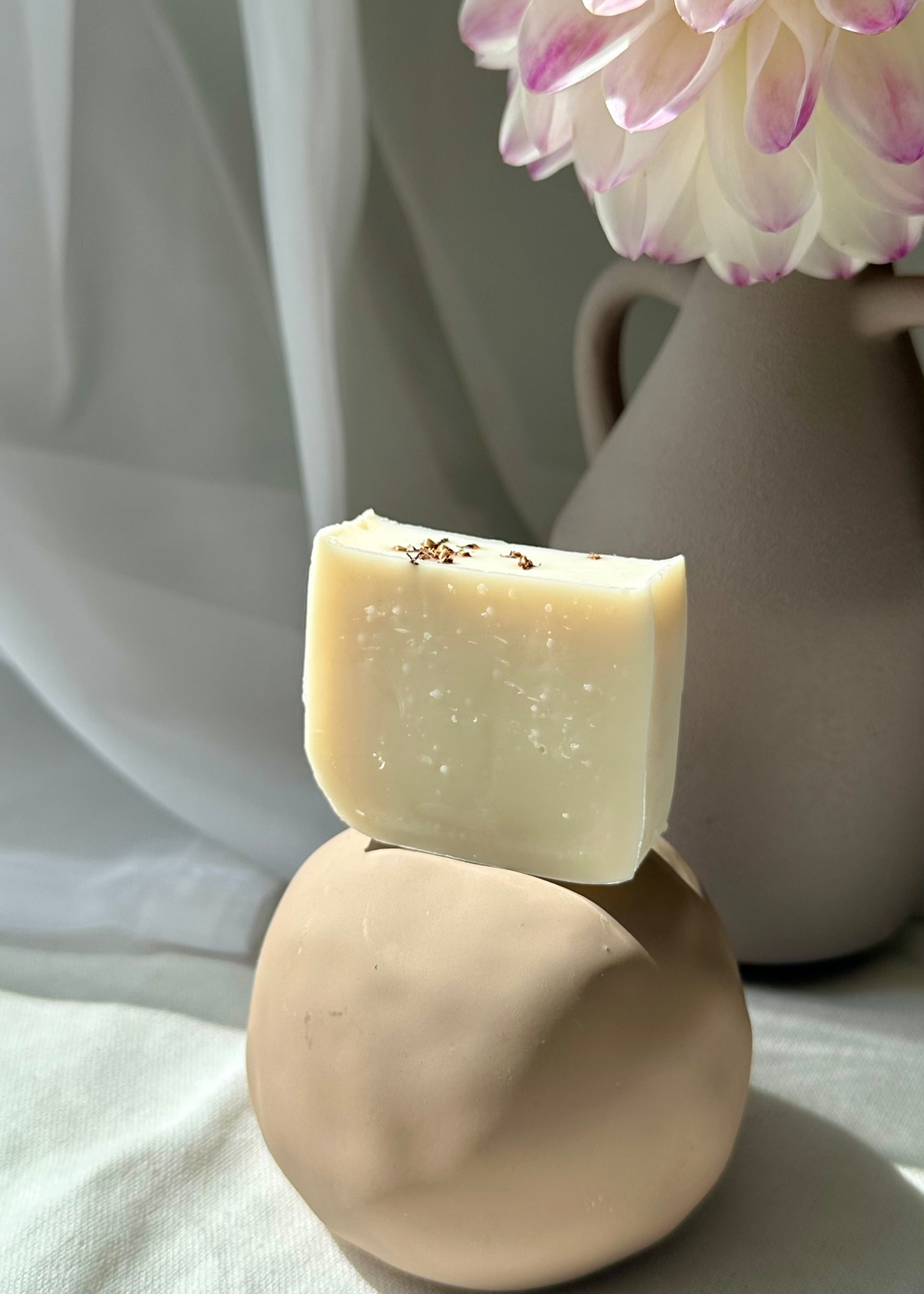 Lavender & Orange natural body soap bar by MAMO travel size