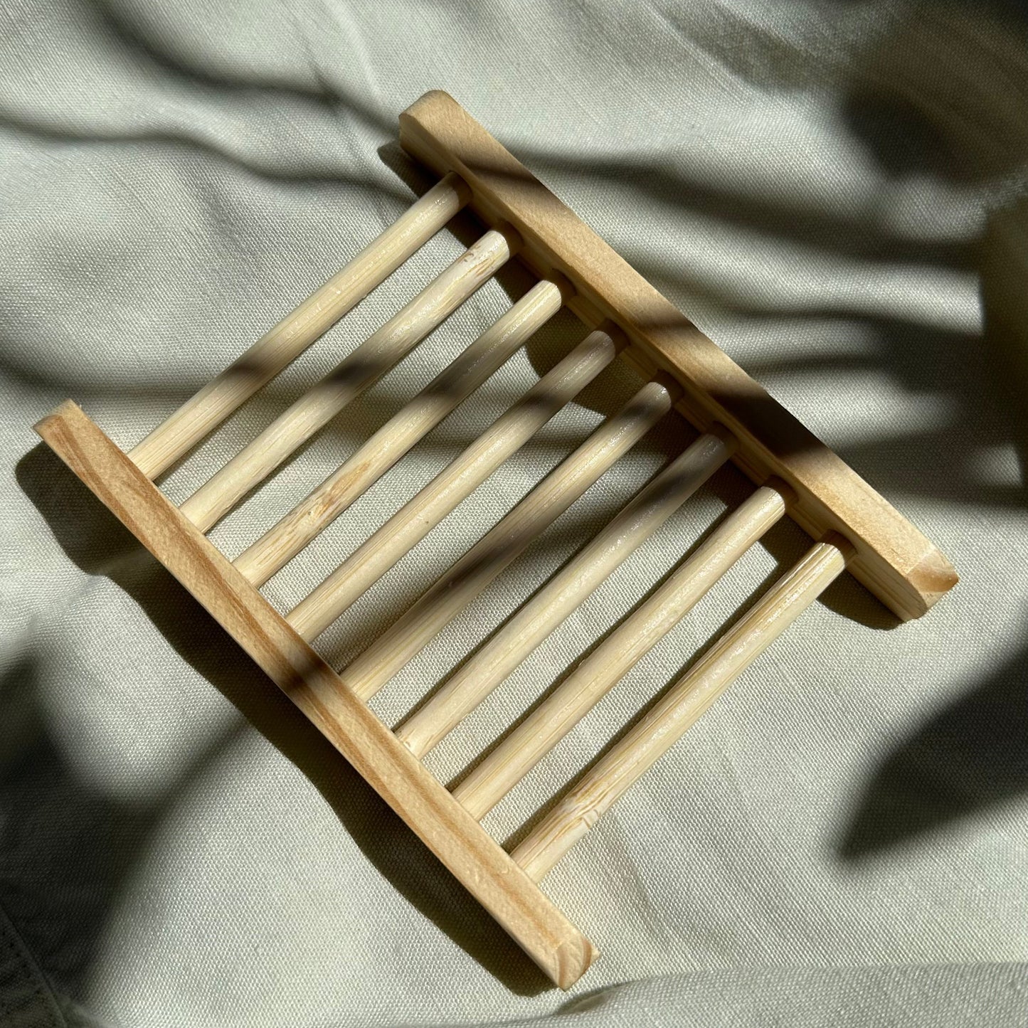 Light Bamboo Soap Dish – Soap Rack - MAMO