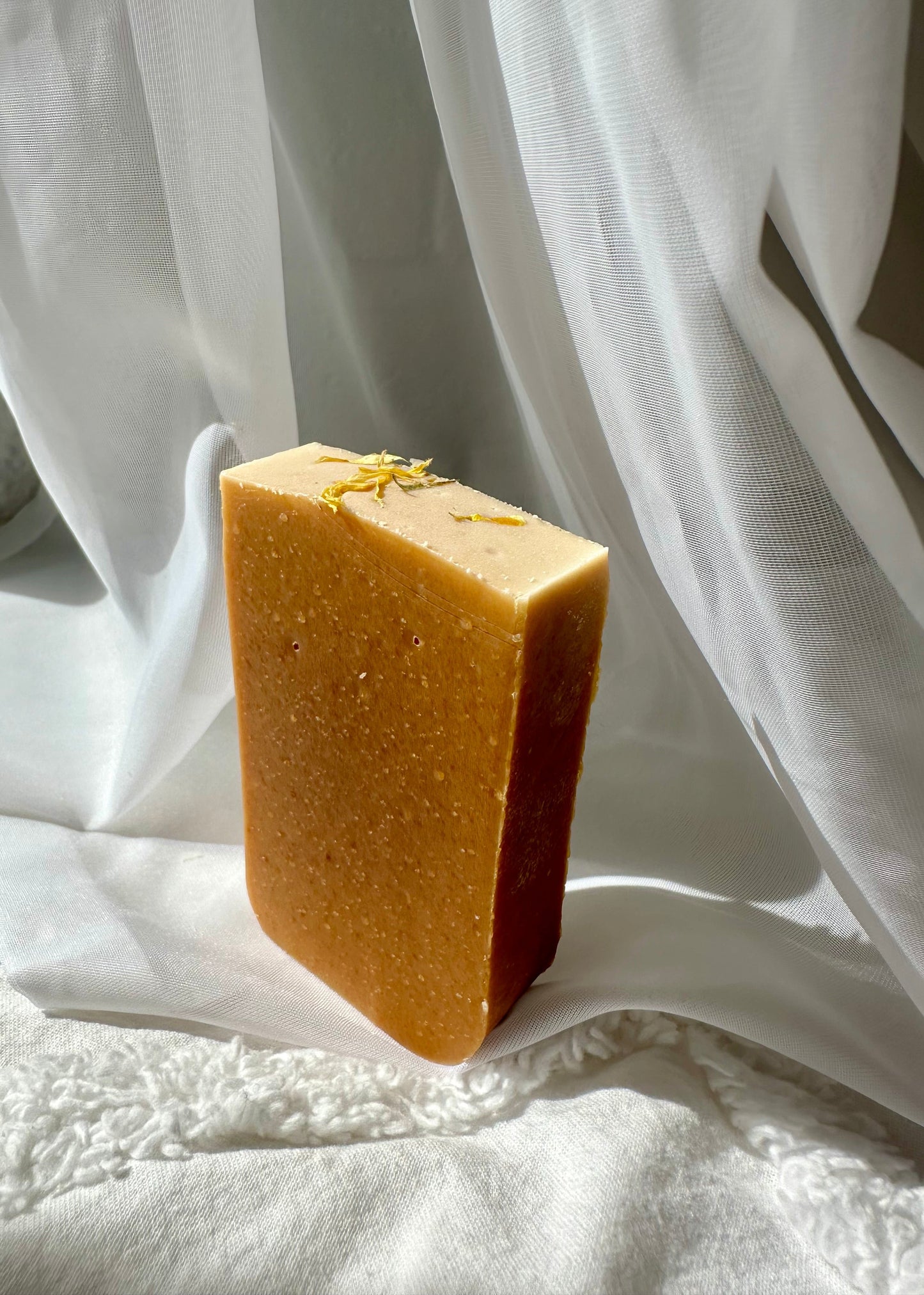 Unscented natural soap for sensitive, breakout-prone skin