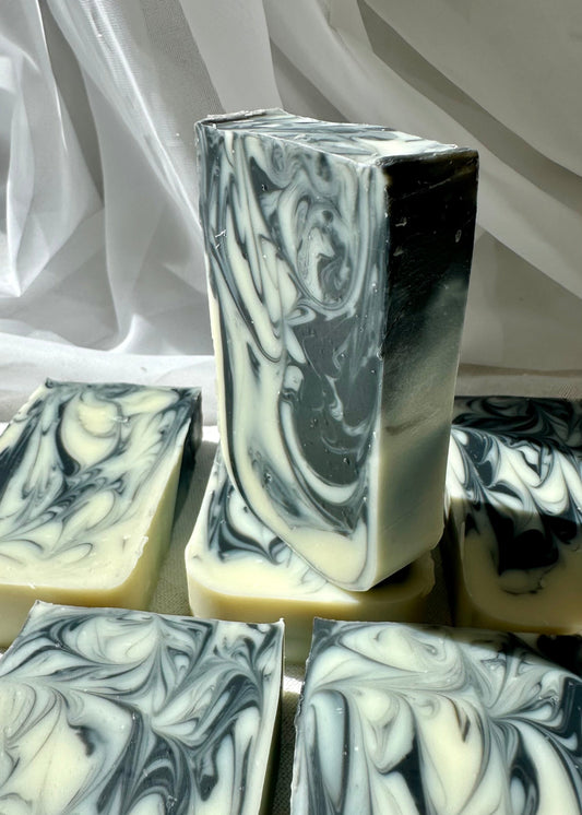 Crisp tea tree and lemon aromatherapy soap bar handmade in Ireland