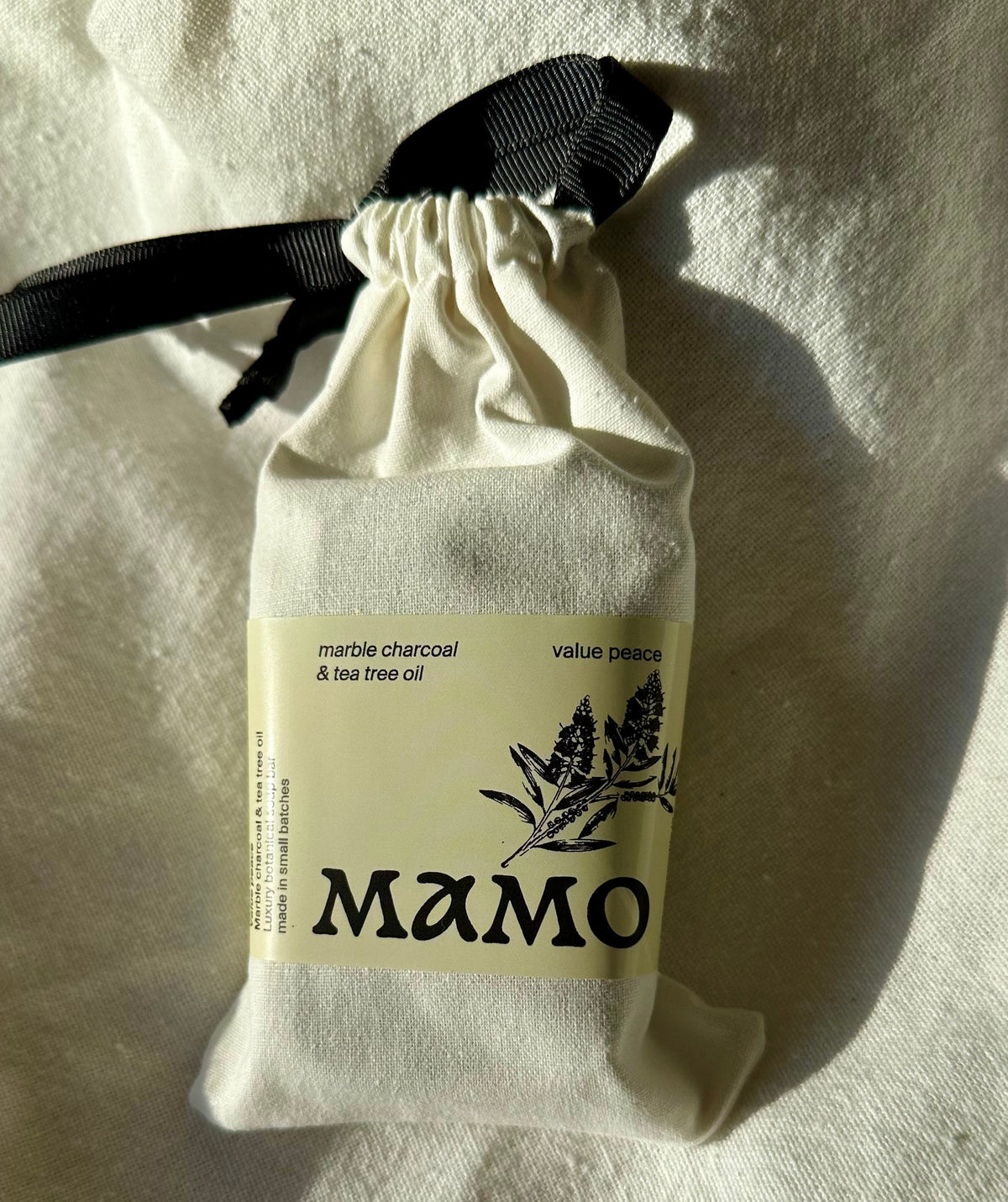 Marble Charcoal & Tea Tree Lemon Body Soap Bar "Value Peace" - L09SBM - MAMO
