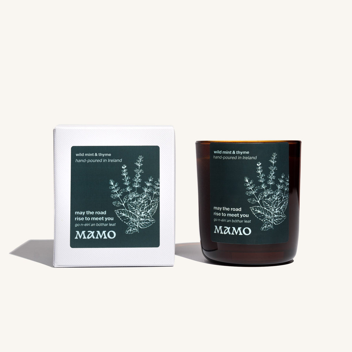 May The Road Rise To Meet You | Wild Mint, Thyme & Sage Candle - MAMO
