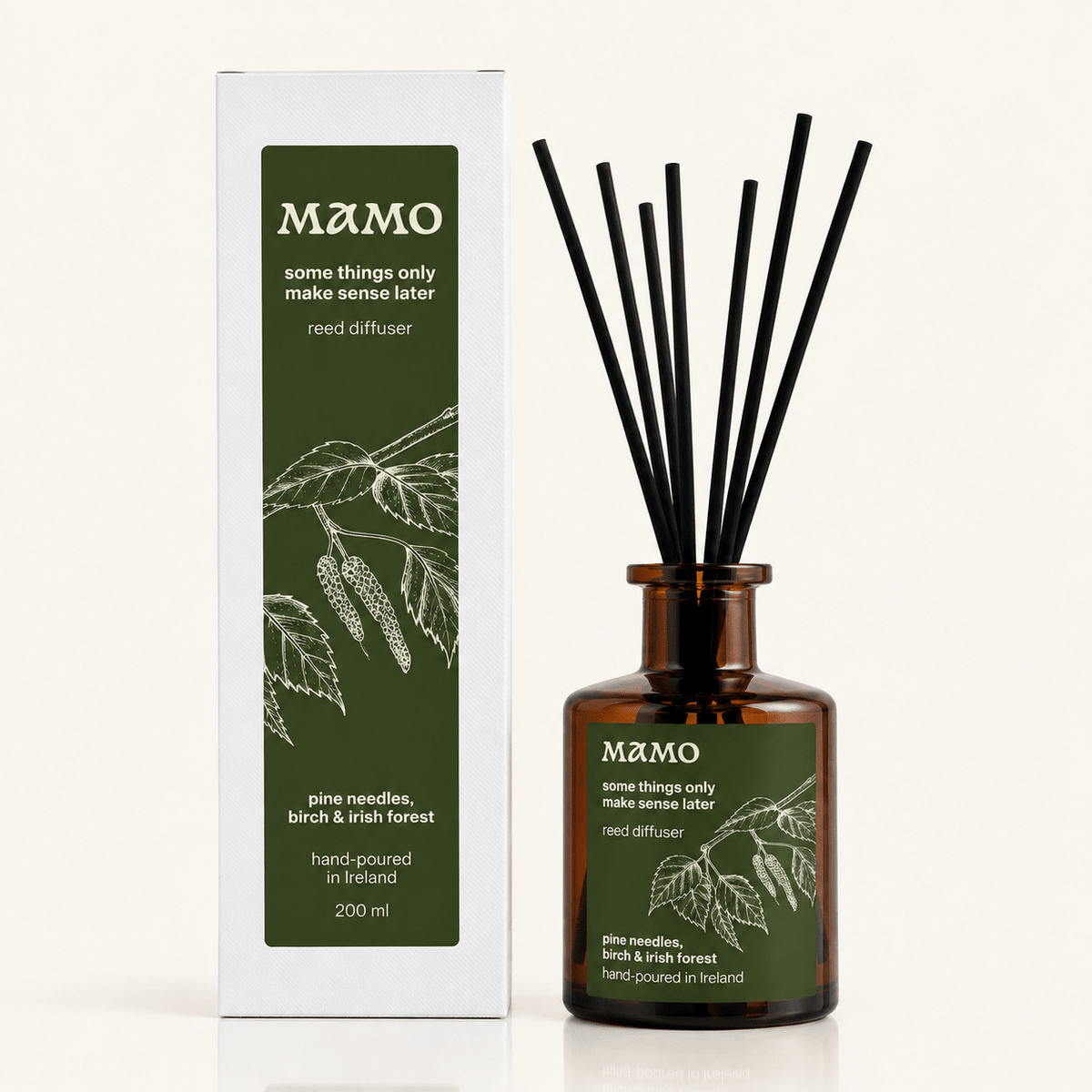 Pine Needles, Birch & Irish Forest Reed Diffuser - MAMO