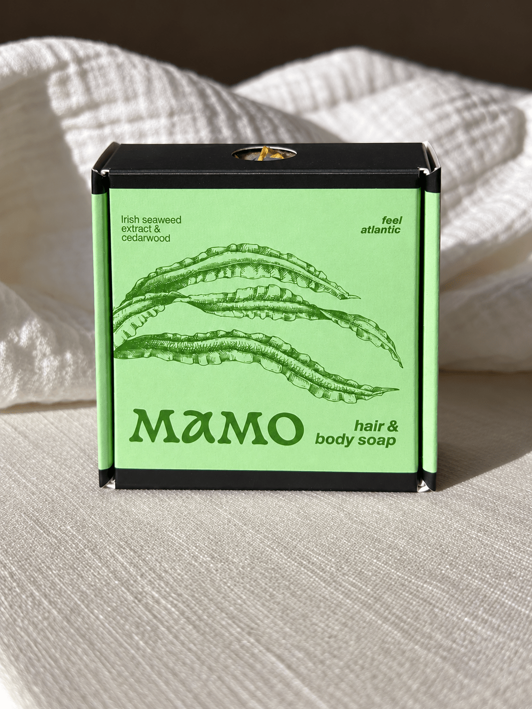 Seaweed & Cedarwood Hair & Body Soap Bar | Feel Atlantic - MAMO