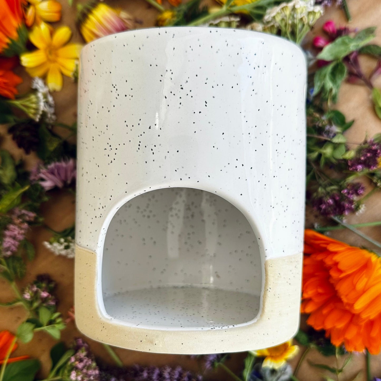 Speckled Stoneware Wax Burner - MAMO