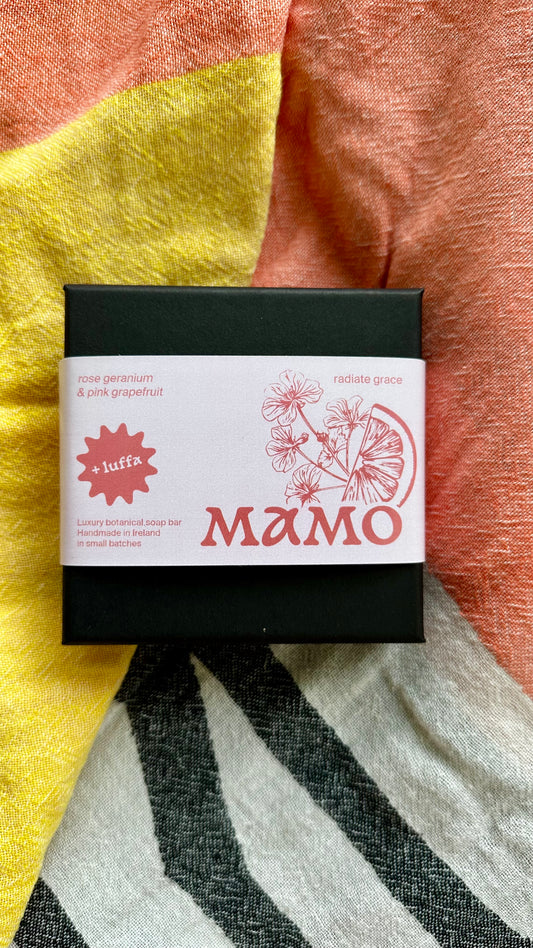 LUFFA Rose Geranium & Pink Grapefruit Body Soap Bar