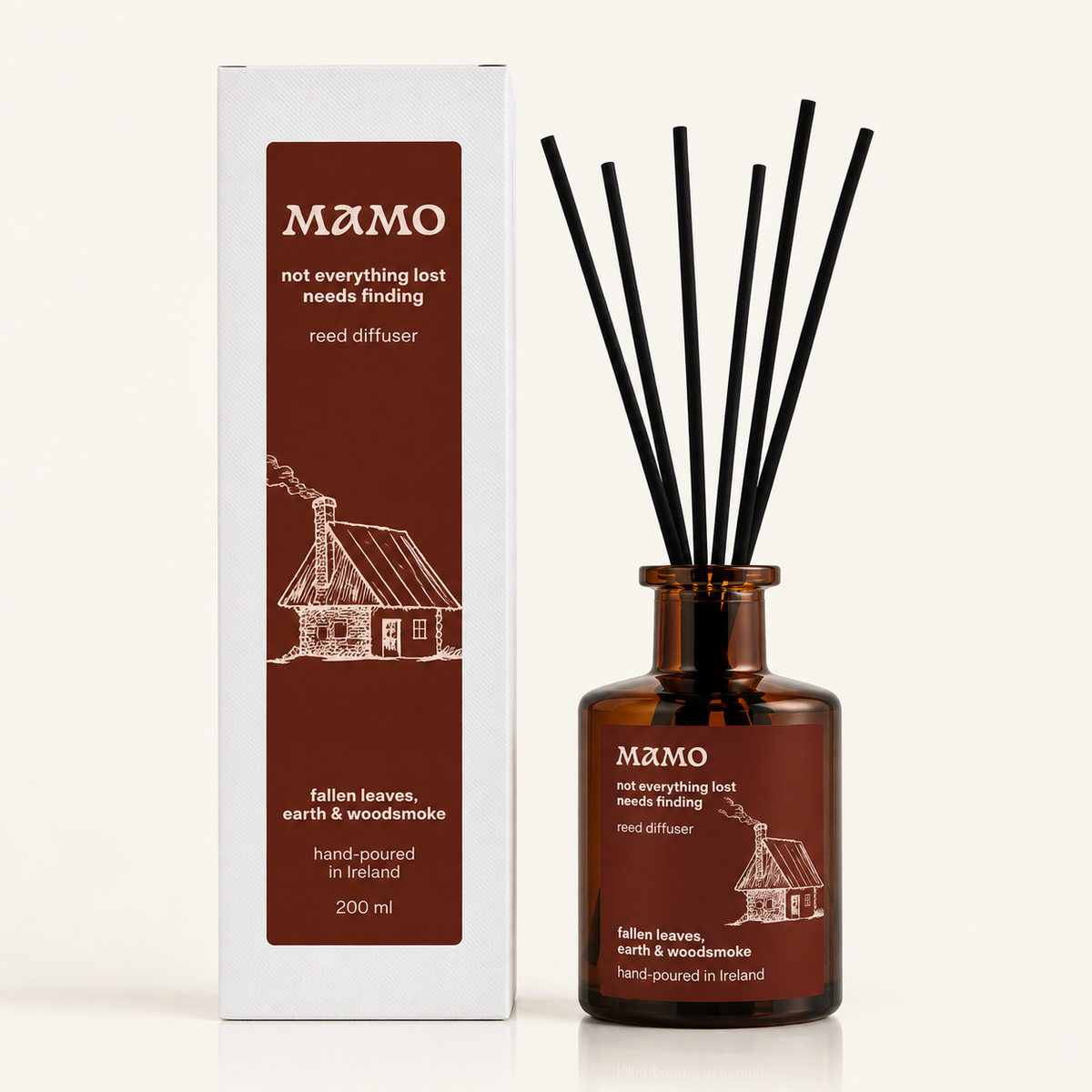 Fallen Leaves, Earth & Woodsmoke Reed Diffuser