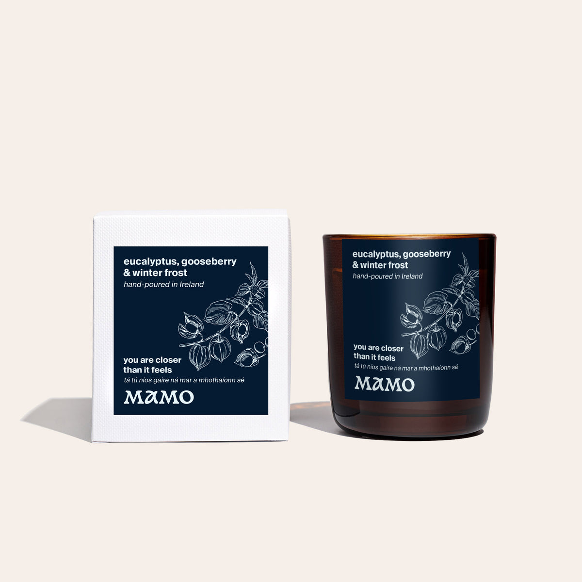 Eucalyptus, Gooseberry & Winter Frost Soy Candle | You Are Closer Than It Feels