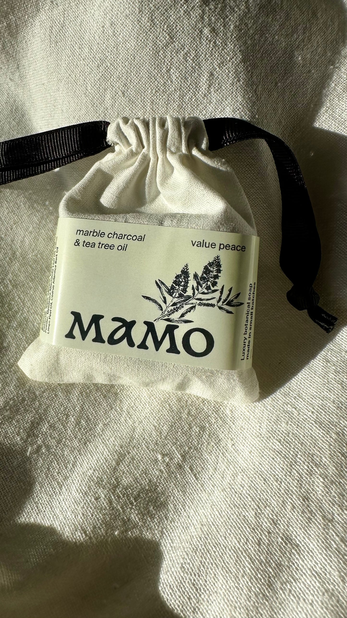 Marble Charcoal & Tea Tree Lemon Body Soap Bar "Value Peace"