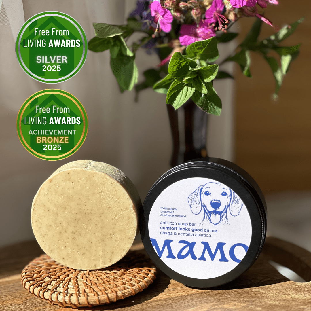 Anti - Itch Dog Soap Bar - Chaga & Centella Asiatica (Unscented) - DSA001 - MDSA001 - MAMO