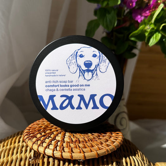 Anti - Itch Dog Soap Bar - Chaga & Centella Asiatica (Unscented) - DSA001 - MDSA001 - MAMO