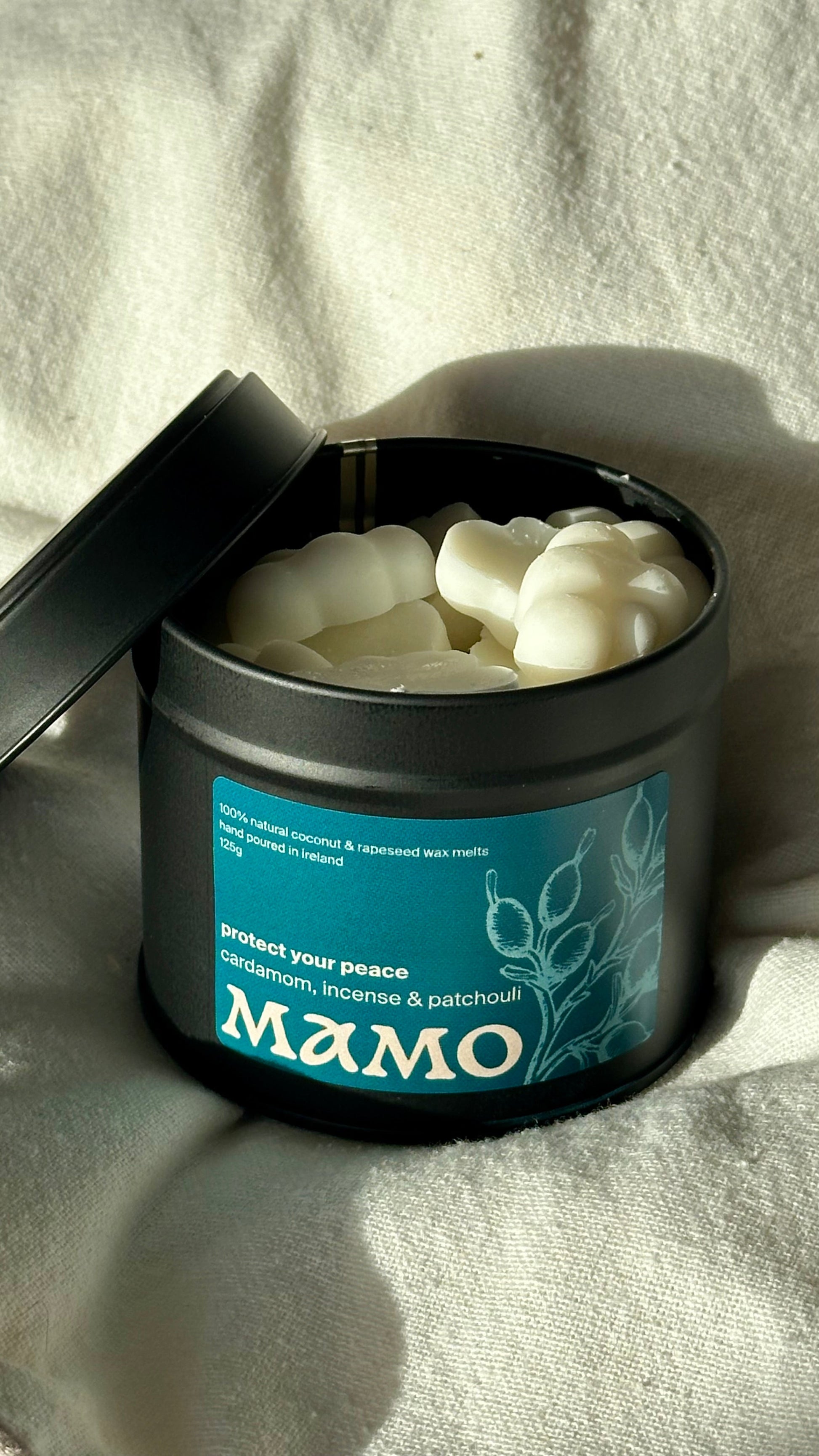 Cardamom, Incense & Patchouli Wax Melts – “Protect Your Peace” | 60hr Burn - MAMO