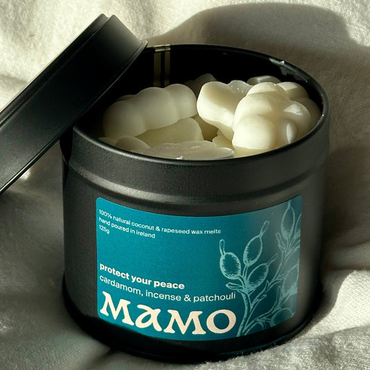 Cardamom, Incense & Patchouli Wax Melts – “Protect Your Peace” | 60hr Burn - MAMO