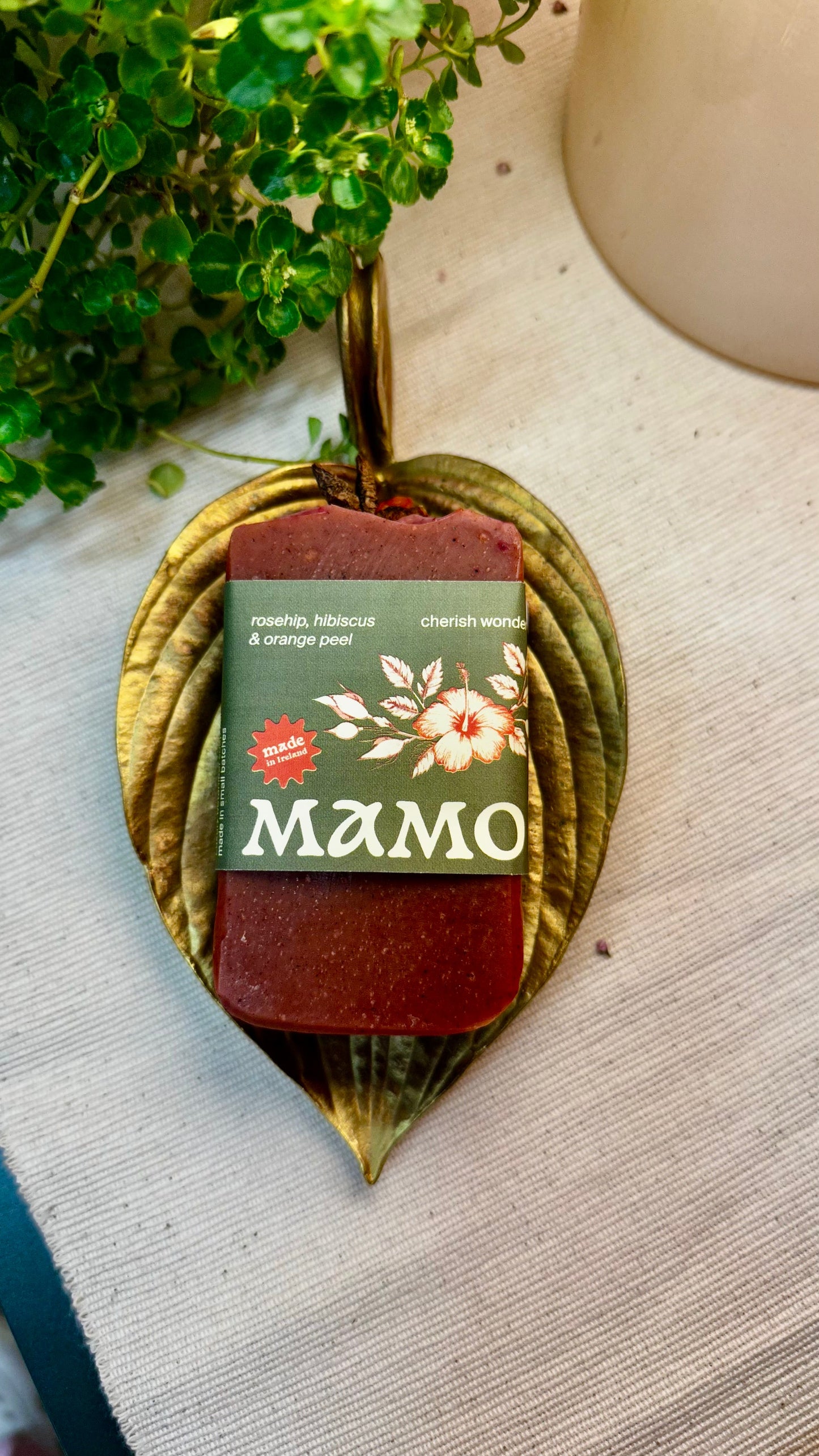 Cherish Wonder – Rosehip, Hibiscus & Orange Peel Soap - A205 - MAMO