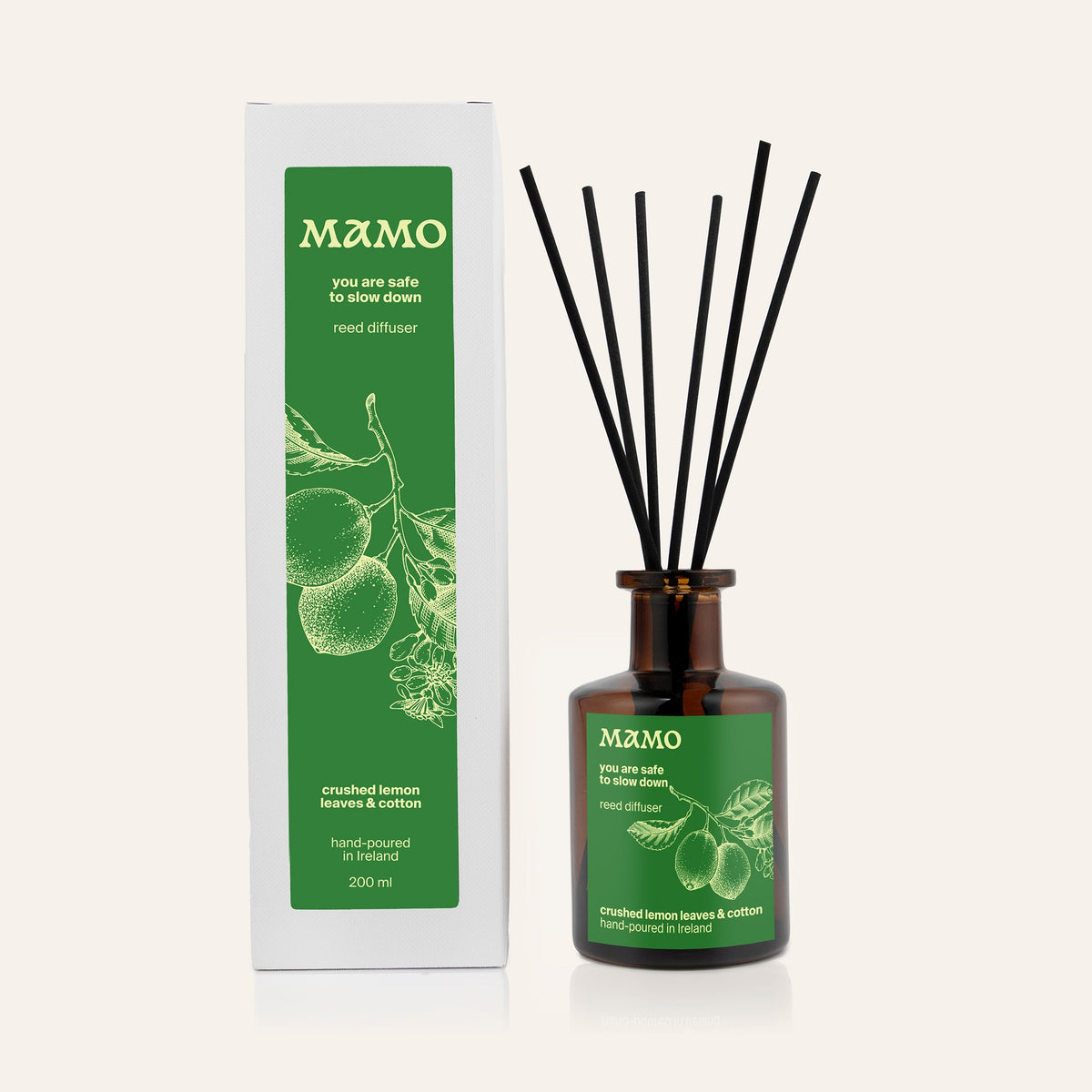 Diffuser RD02 Crushed Lemon Leaves & Cotton - MAMO
