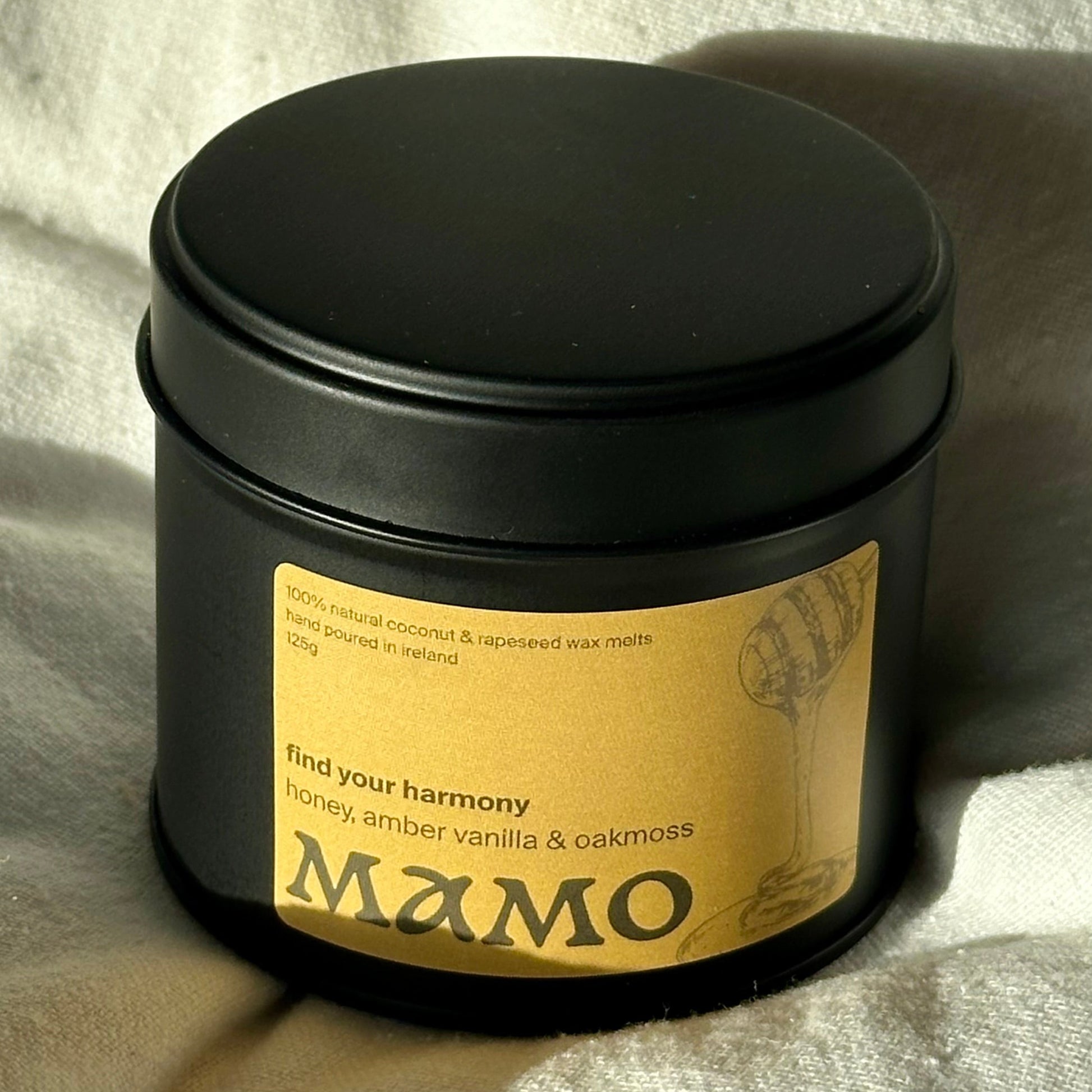 Honey, Amber Vanilla & Oakmoss Wax Melts – “Find Your Harmony” | 60hr Burn - MAMO