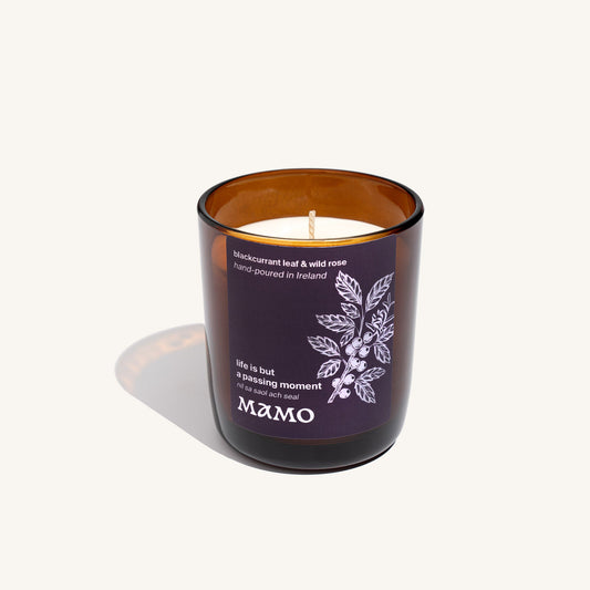 Life Is But a Passing Moment | Blackcurrant Leaf & Wild Rose Candle - MAMO