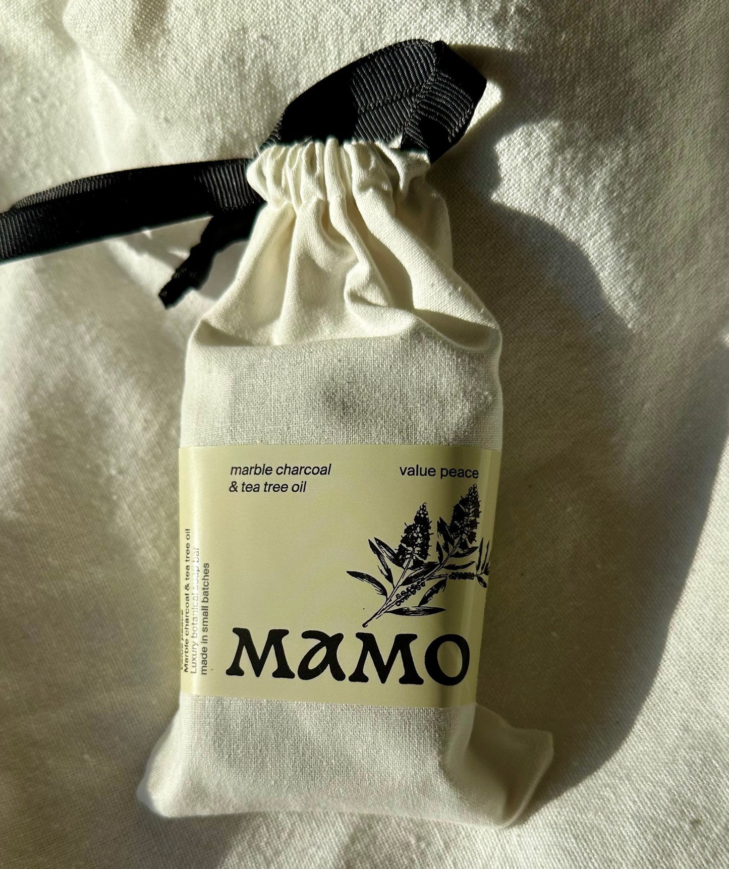 Marble Charcoal & Tea Tree Lemon Body Soap Bar "Value Peace" - L09SBM - MAMO