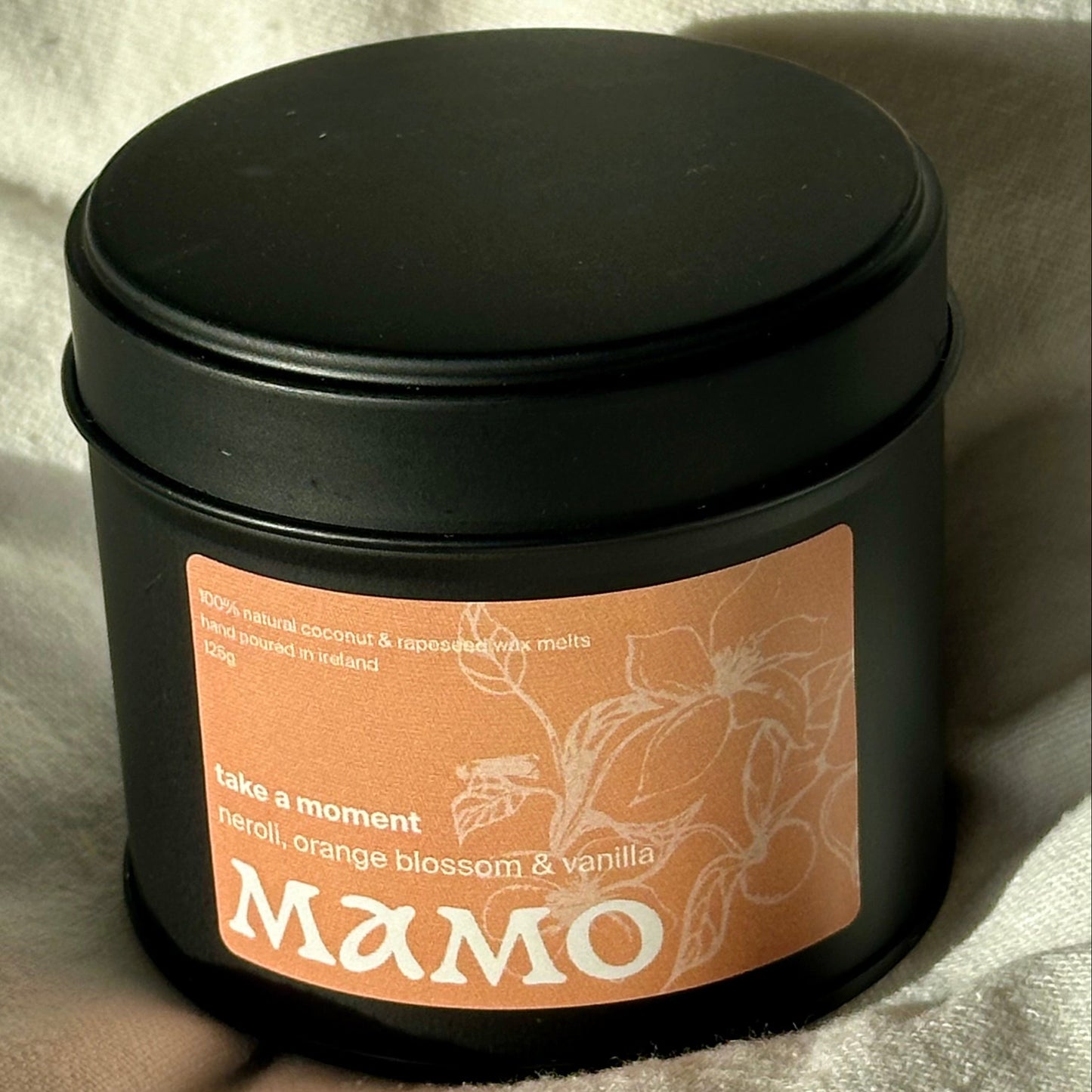 Neroli, Orange Blossom & Vanilla Wax Melts – “Take A Moment” | 60hr - MAMO