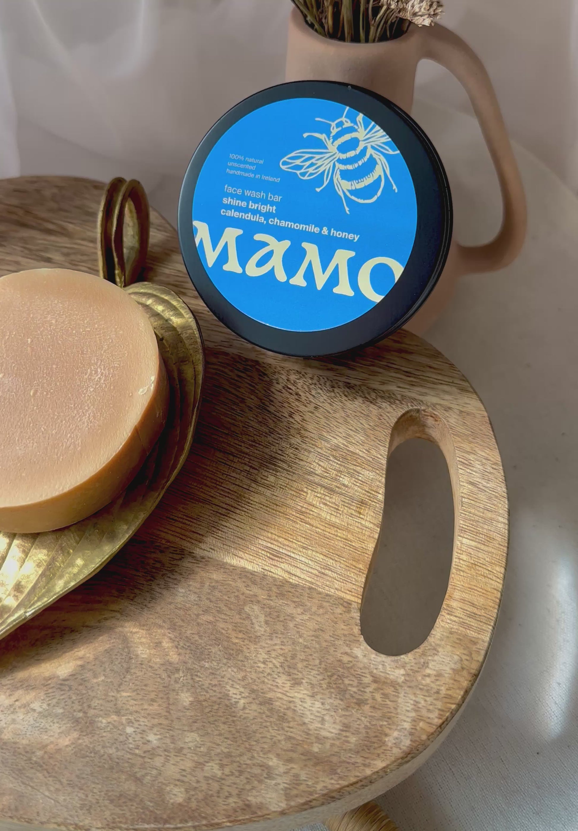 face bar cleanser with honey