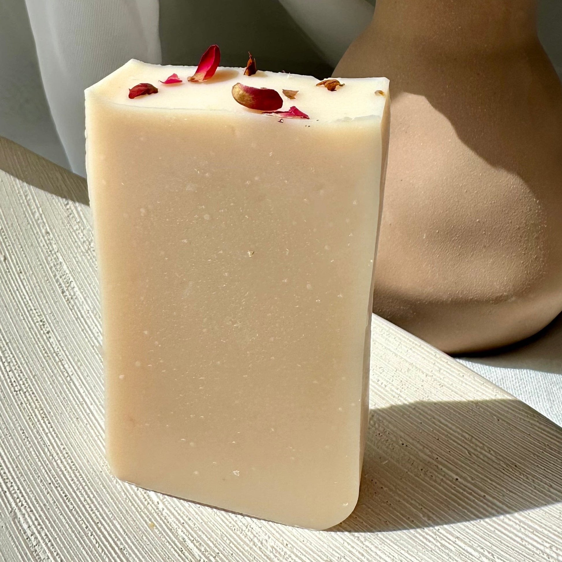 Rose Geranium & Pink Grapefruit Body Soap Bar "Radiate Grace" - L04SBR - MAMO