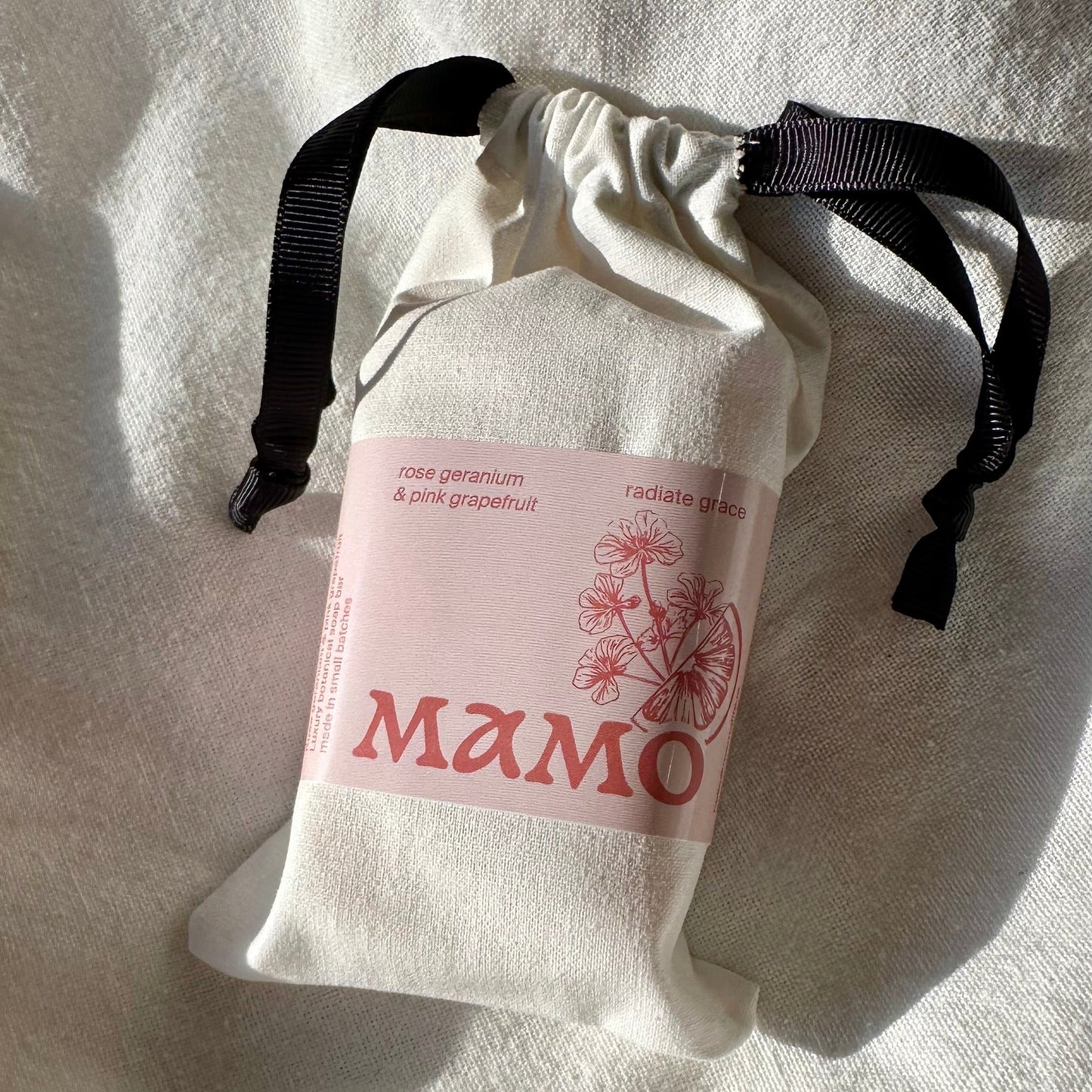 Rose Geranium & Pink Grapefruit Body Soap Bar "Radiate Grace" - L04SBR - MAMO