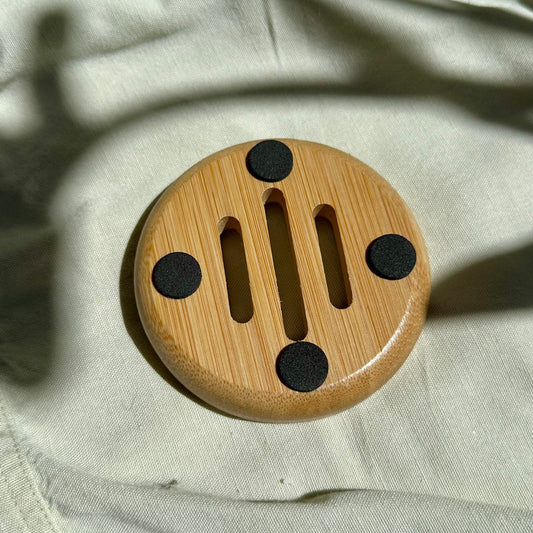 Round Bamboo Soap Dish - MAMO