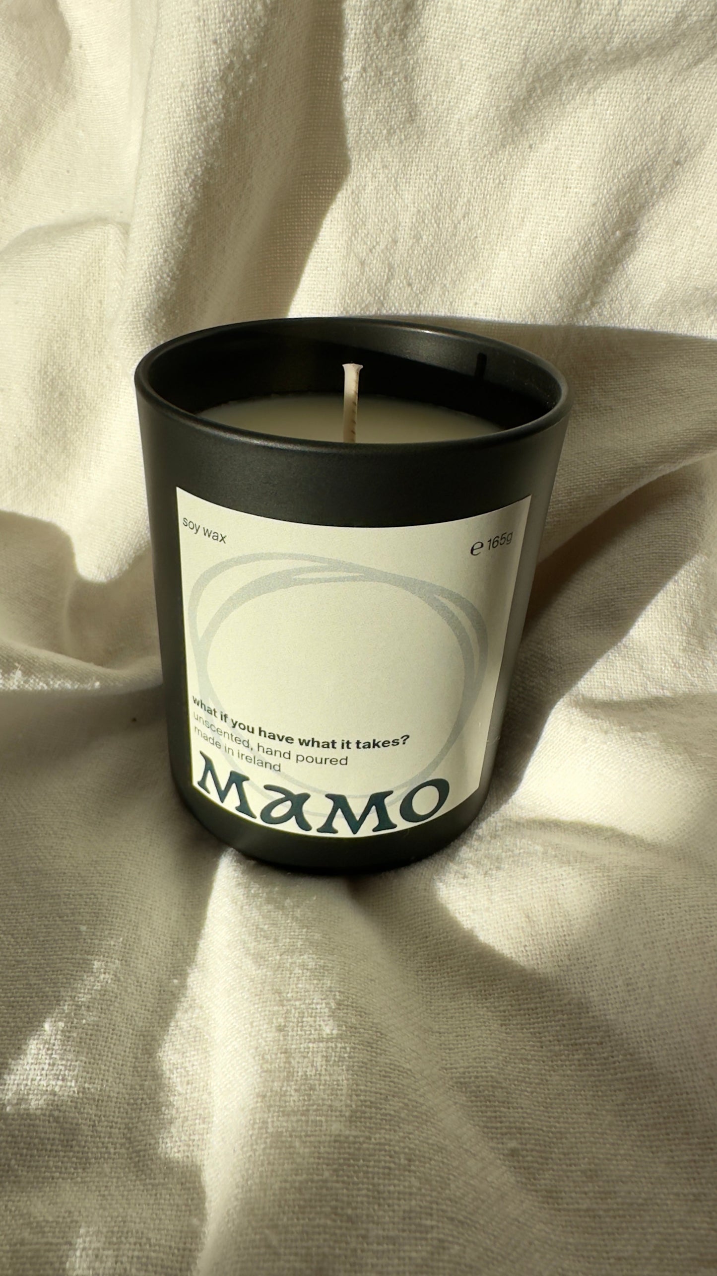 What If You Have What It Takes? – Unscented Soy Wax Candle - Small 9cl - MAMO