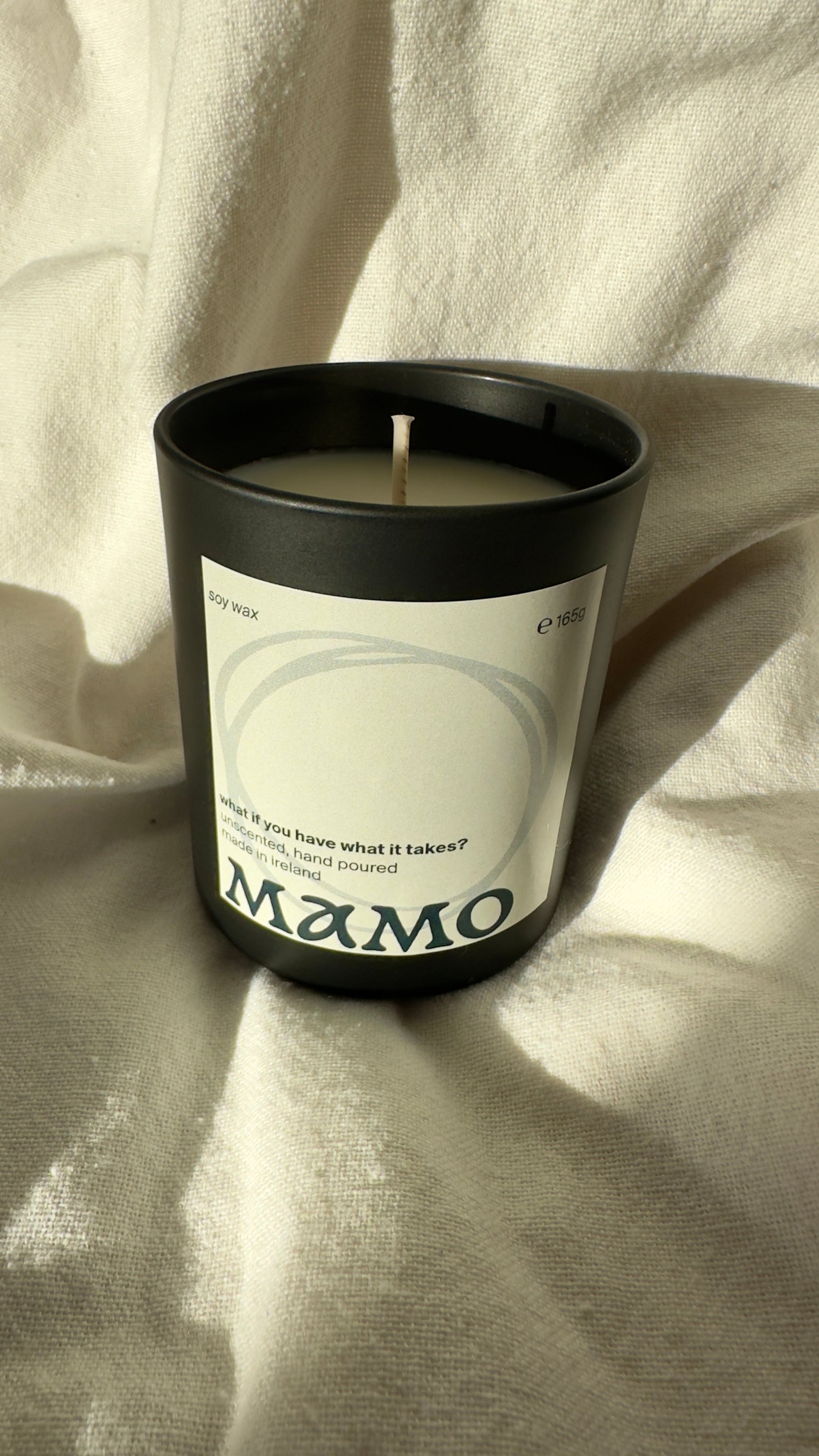 What If You Have What It Takes? – Unscented Soy Wax Candle - Small 9cl - MAMO