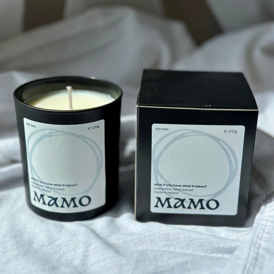What If You Have What It Takes? – Unscented Soy Wax Candle - Small 9cl - MAMO