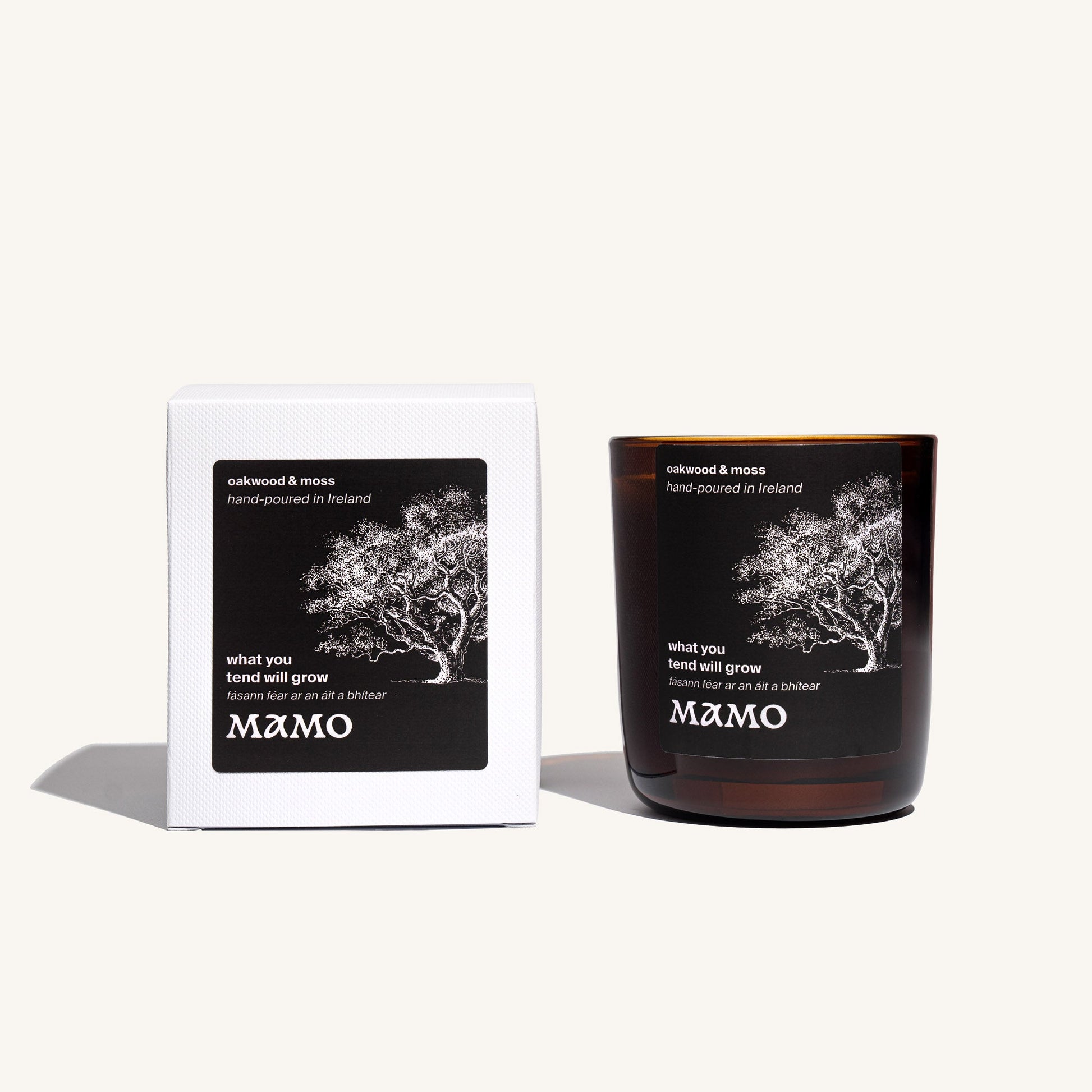 What You Tend Will Grow | Oakwood, Cedarwood & Moss Candle - MAMO
